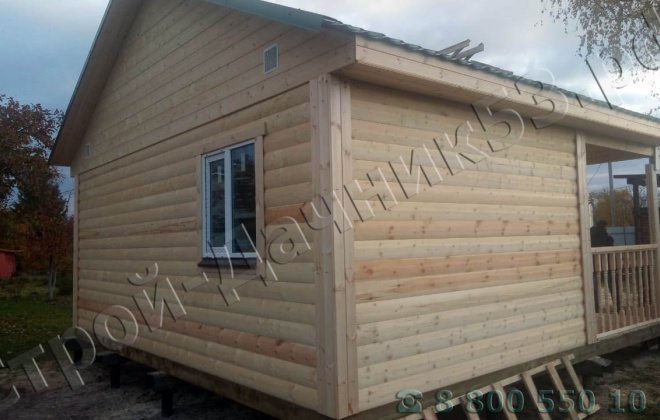 3 Брусовой дом 6×5.5, 33 м², Ленинградская область, Тосненский район, Город Никольское (6)